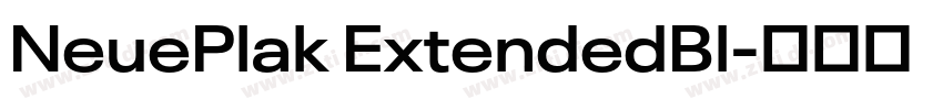 NeuePlak ExtendedBl字体转换